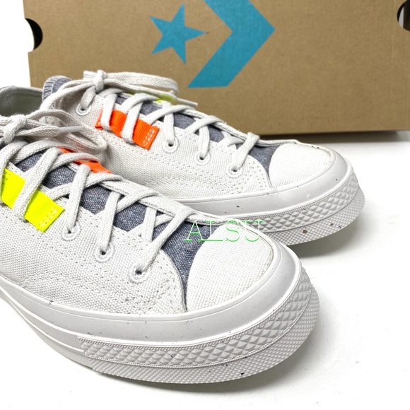 Converse Chuck 70 Canvas Pale Putty Gray Casual Womens Size Sneakers 168618C - Picture 8 of 10